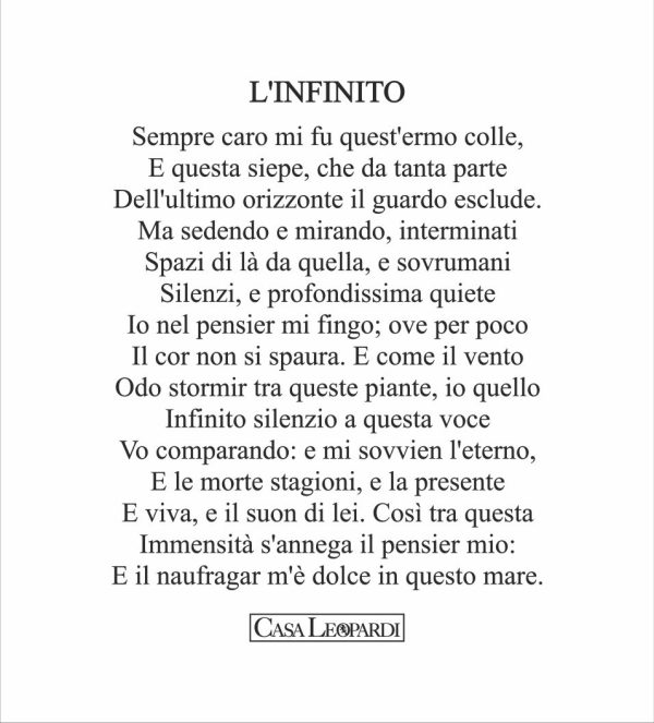 Classis L'INFINITO shopping bag