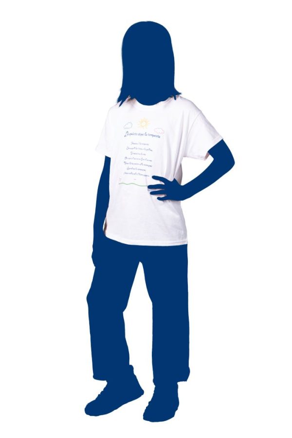 T-Shirt bianca baby La Quiete Dopo La Tempesta