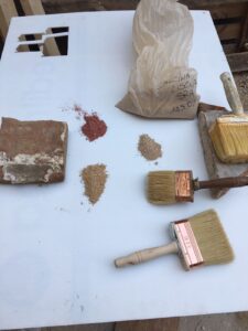 Miscele e colori per il restauro della casa di Teresa Fattorini