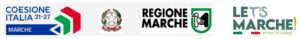 Loghi Regione Marche e Let's Marche